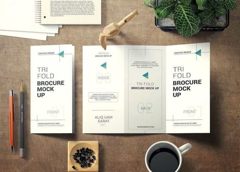 Brochure design and printing service for business promotion